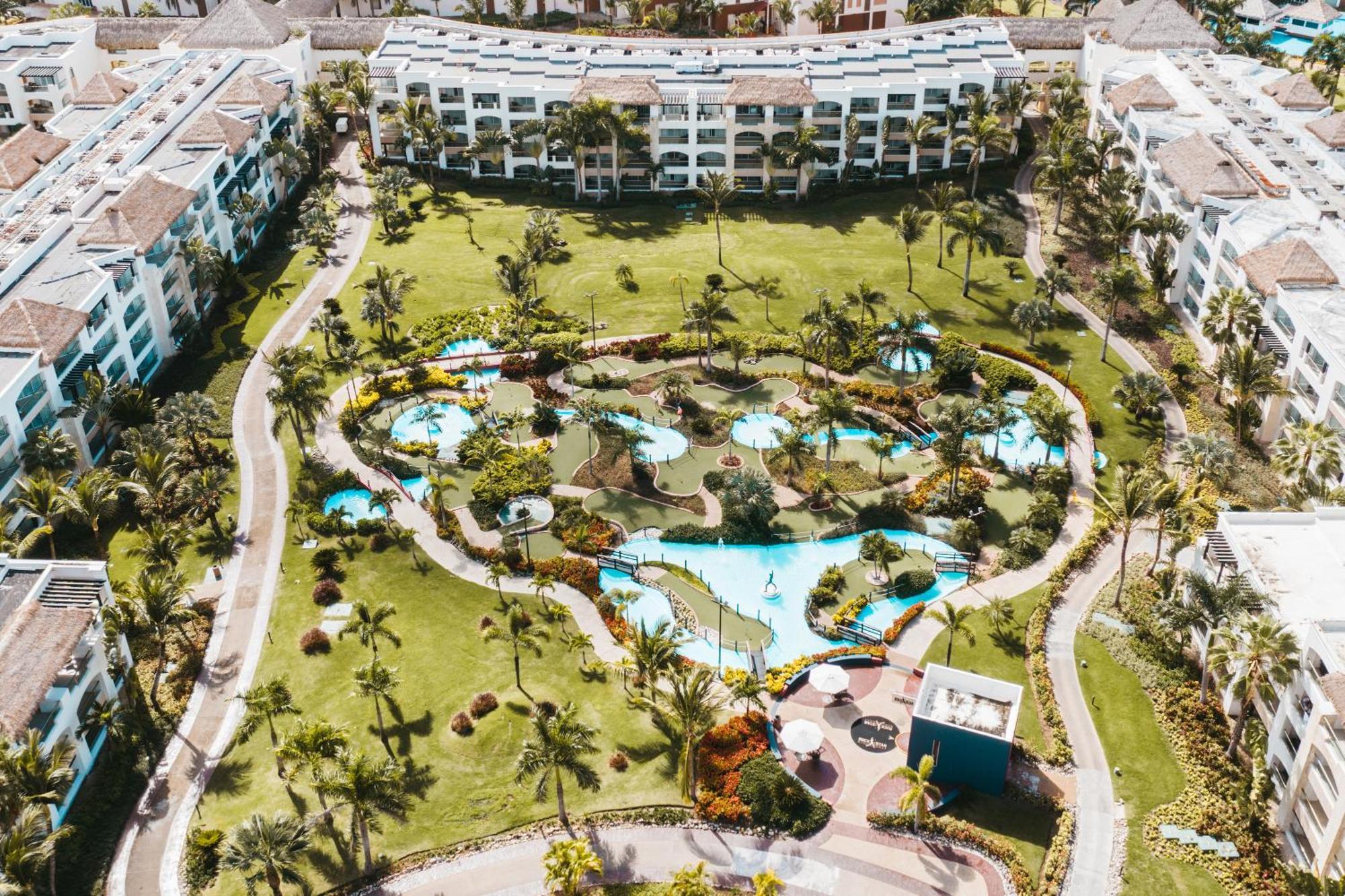 Hard Rock Hotel & Casino Punta Cana (Adults Only) Εξωτερικό φωτογραφία Aerial view of the resort